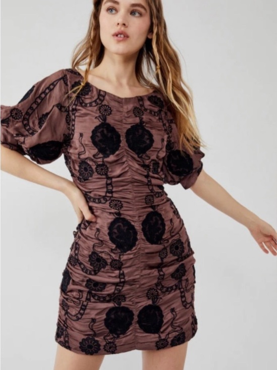 Free People Dresses & Skirts - Free People Ramona Ribbon Floral Dress Size M